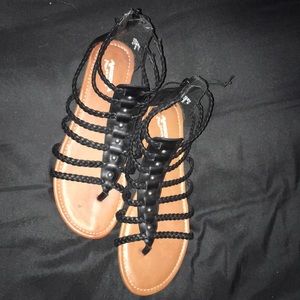 Black GLADIATOR sandals